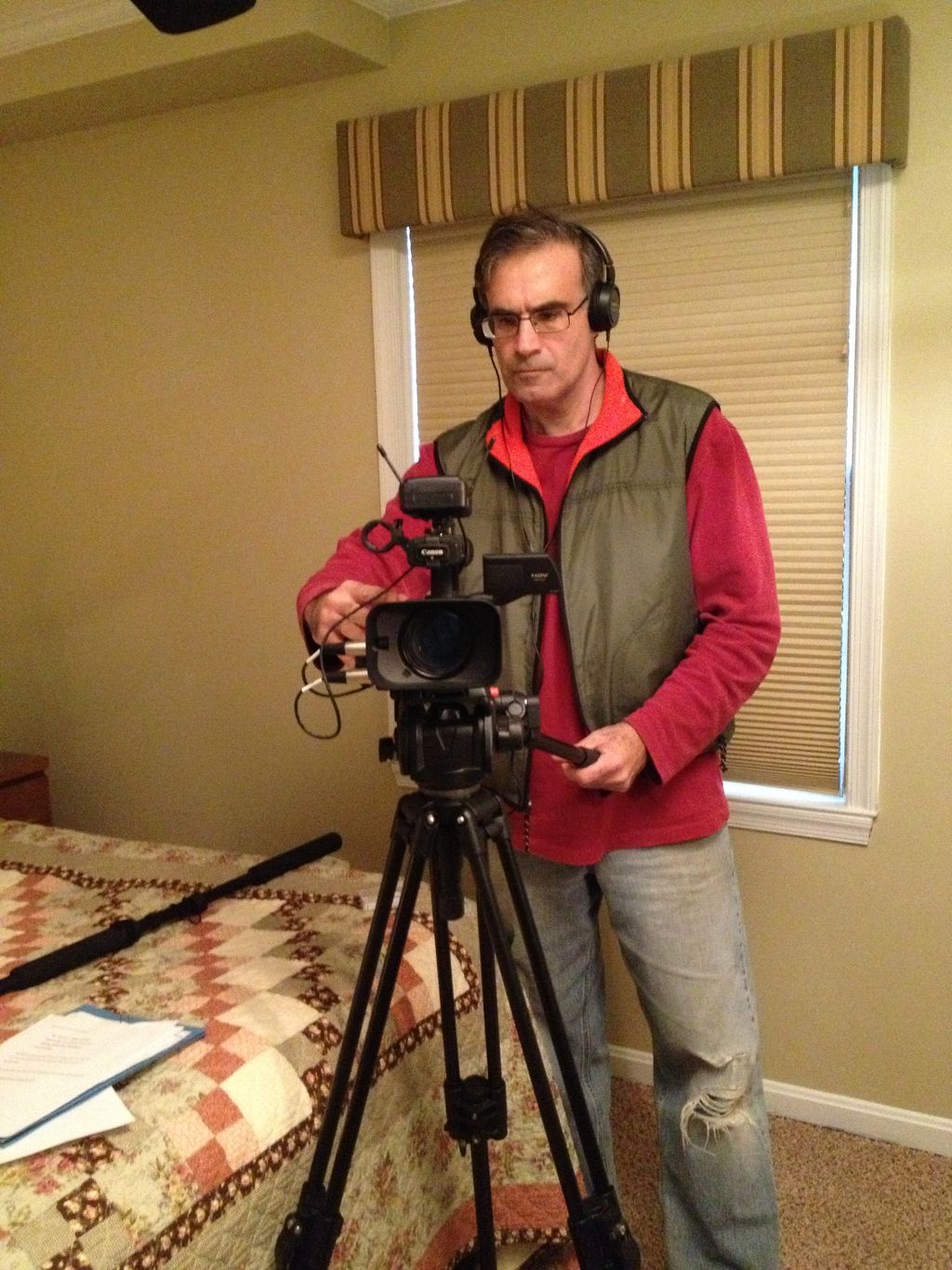 Production of a commercial for Sci Fi book;Edward 