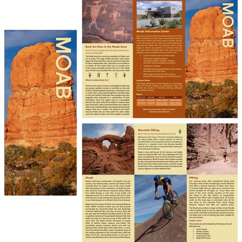 Moab trifold brochure