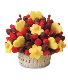 Berry Chocolate Bouquet With Hearts