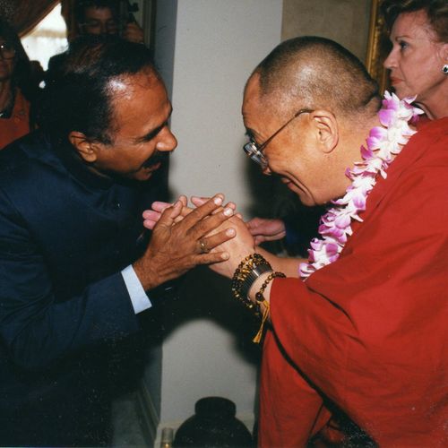 Professor Sasi and the Dalai Lama