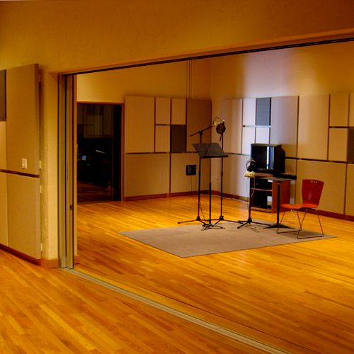 Cakemix Recording Tracking Room looking from the  