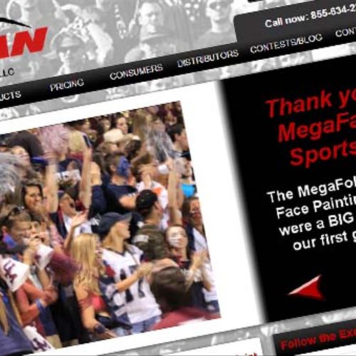 MegaFan Sports is an example of our large e-commer