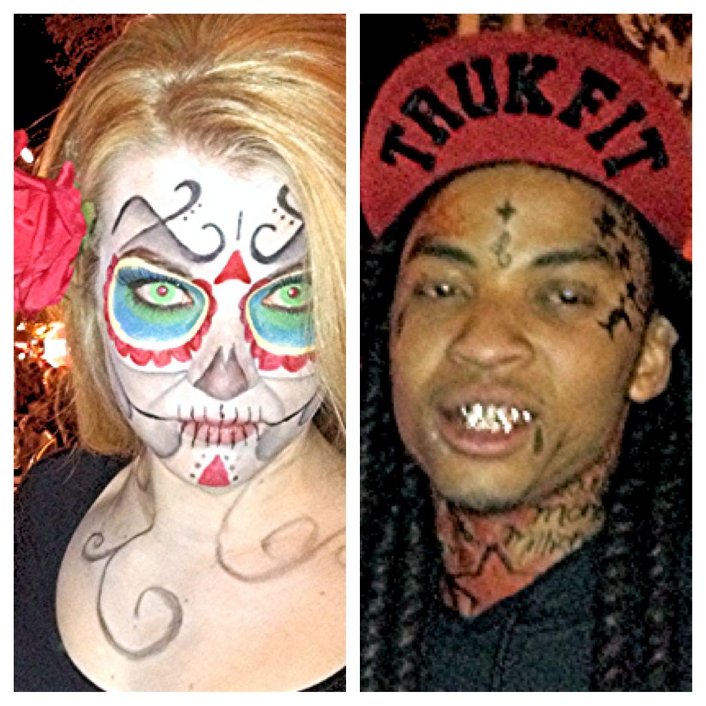 Halloween makeup by me 2012