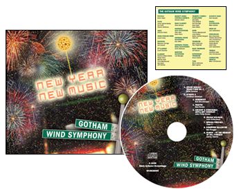 CD package design for Gotham Wind Symphony. We als