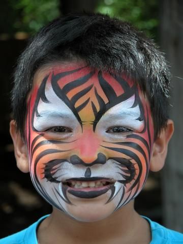 Lucky Face Painting Tiger