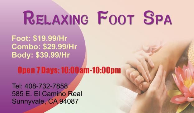 Relaxing Foot Spa