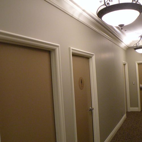 Commercial hallway & office space - remodel