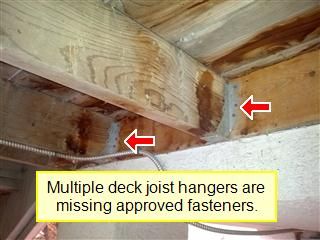 Missing Fasteners