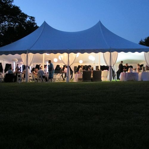 Wedding at Sunset with a Gorgeous Tent and Wonderf
