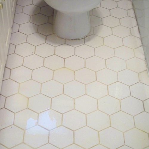 Bathroom tile is usually one of the high traffic a