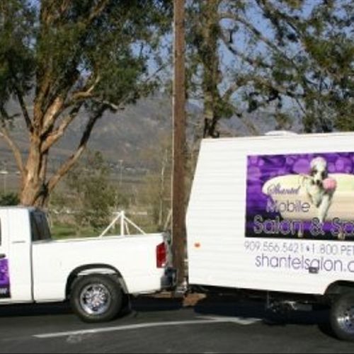 Our Mobile grooming facility.