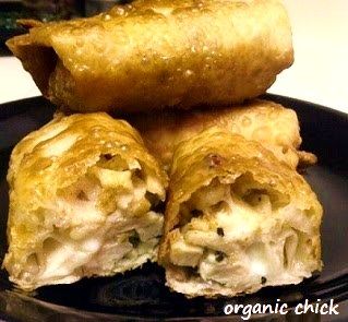 Vegan Chicken & Cheese Roll-Up's