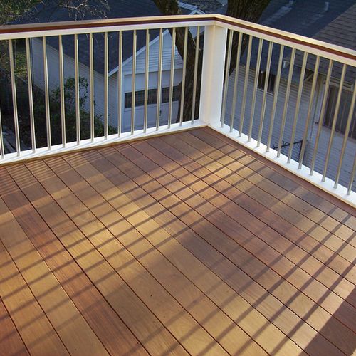 Deck built by Professional Inspector Leo Leidlein 