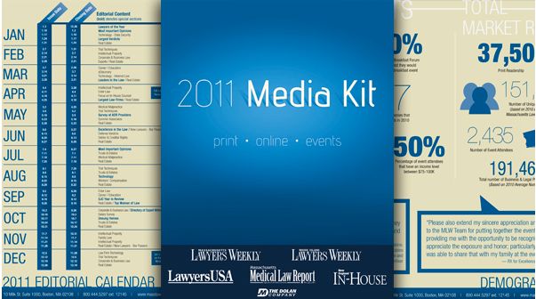 2011 Media Kit for Lawyers Weekly