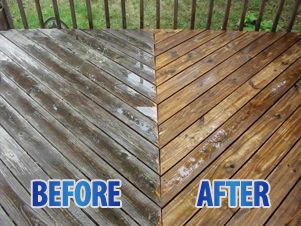 Deck Pressure Washing