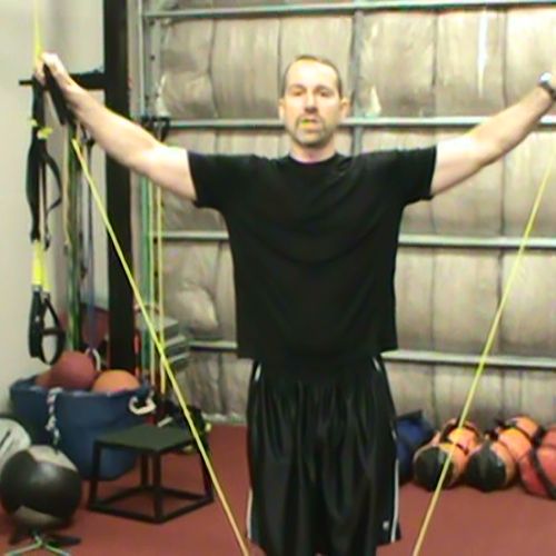 lateral raises with band