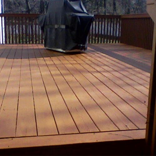 Deck Restained - After