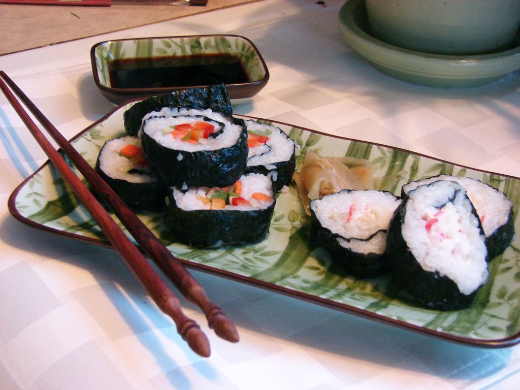 Vegetable sushi