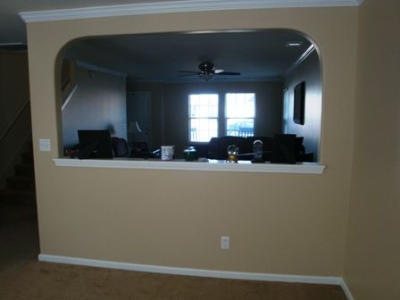 Separation of Dining Room and Living Room