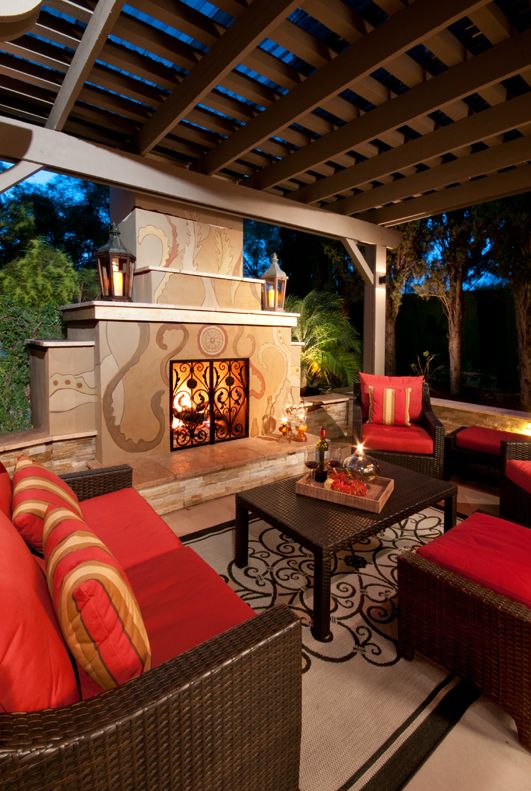 Taking the indoors outdoors - perfect for the Sout