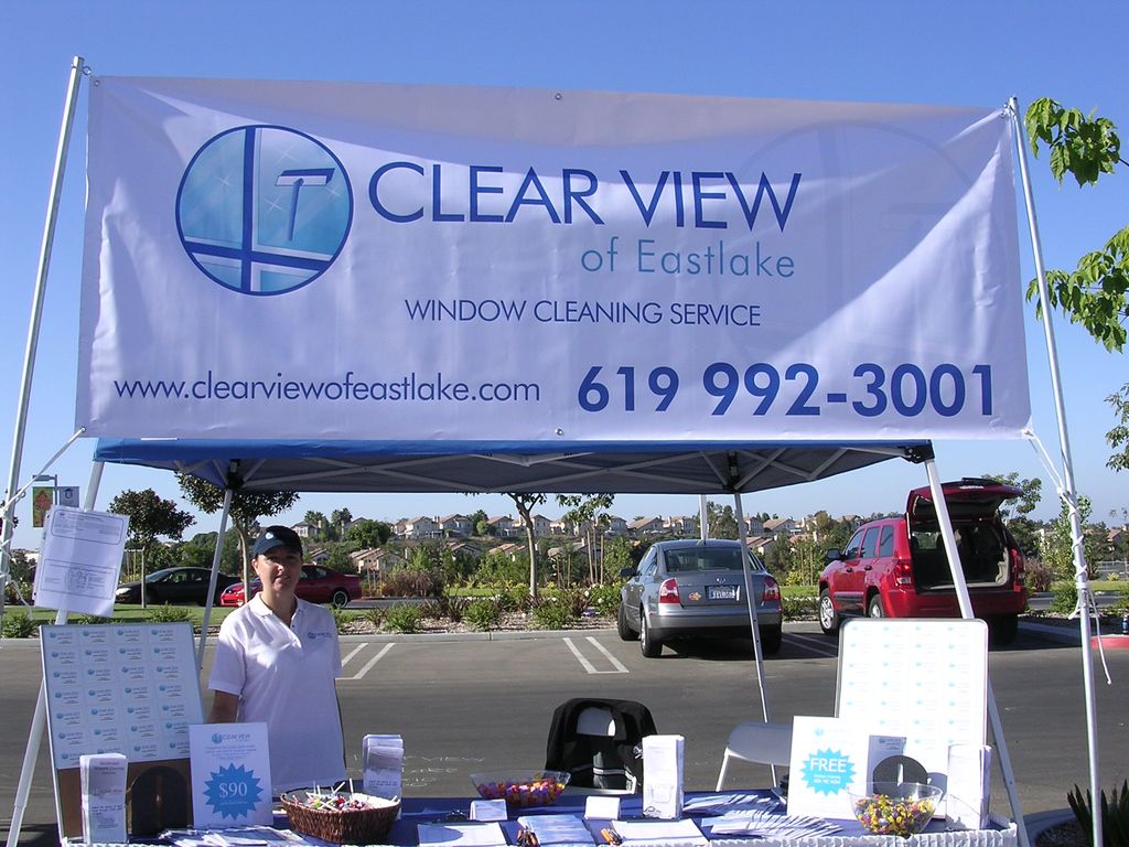 CLEAR VIEW, your #1 window cleaning choice!