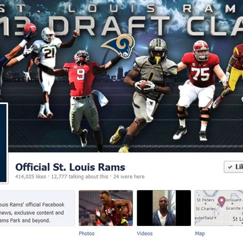 St. Louis Rams use our fan engagement services.  W