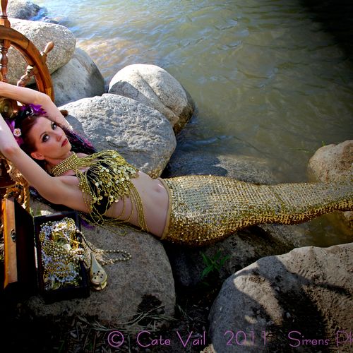 Golden Mermaid
 Aqua tails Catalog Photo shoot 
Ju