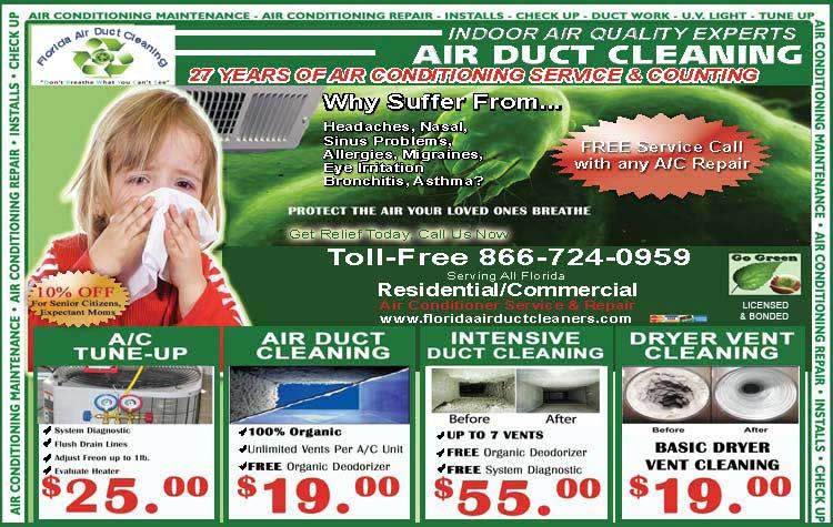 Florida Air Duct Cleaners, Inc.