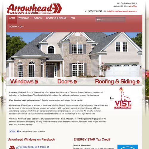 Arrowhead Exteriors Website - http://arrowheadexte