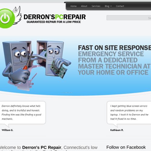 Computer Repair Web Design