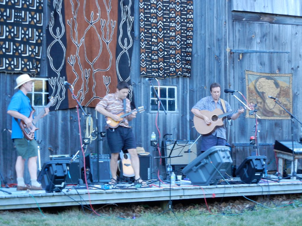 Conor performing with Big Blue World Harvard MA