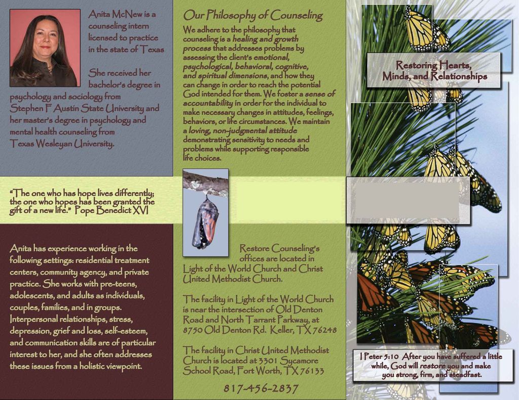 Tri-fold brochures