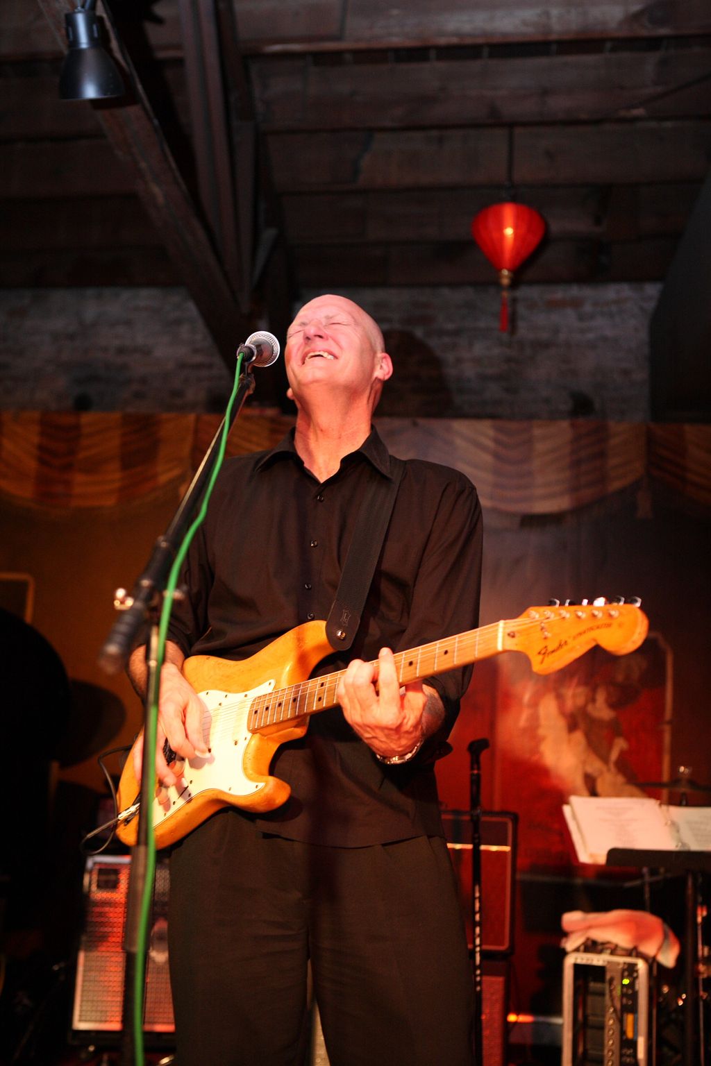Tony on lead guitar and vocals.