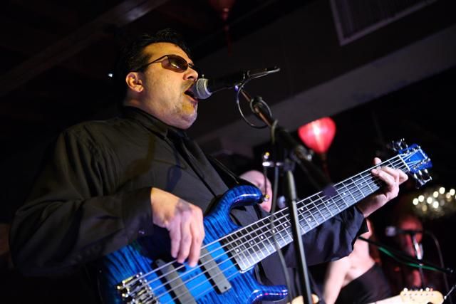 Chris on Bass and lead vocals.