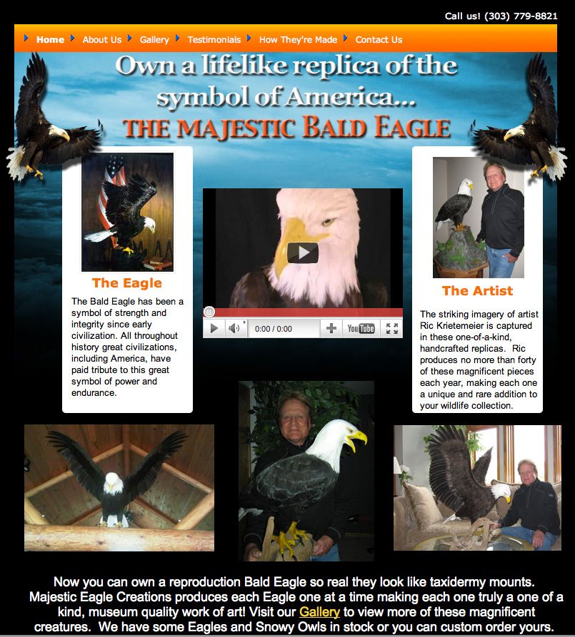http://www.majesticeaglecreations.com
Majestic Eag