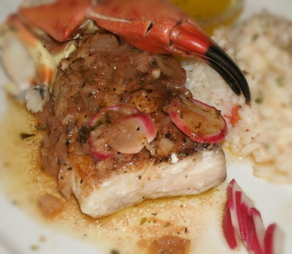 Mahi Mahi with Radish Sauce