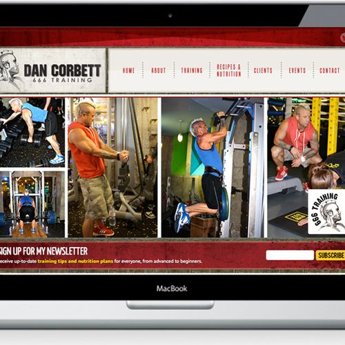 Fitness Website for a client in London