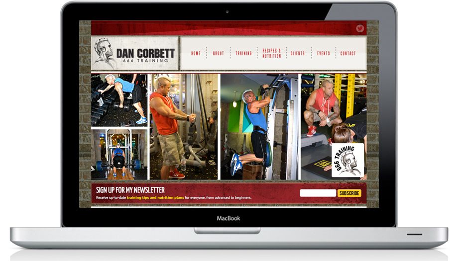 Fitness Website for a client in London