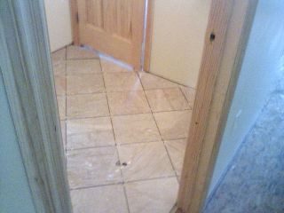 guest bath floor sink bath and paint new construct