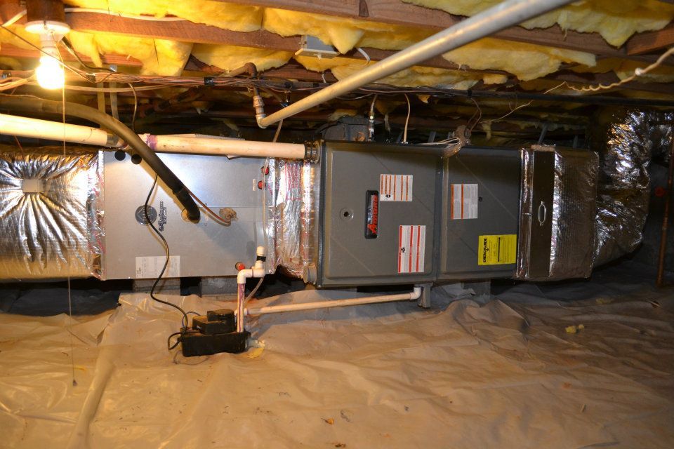 Dual Fuel / Geothermal HVAC system in Decatur, GA.