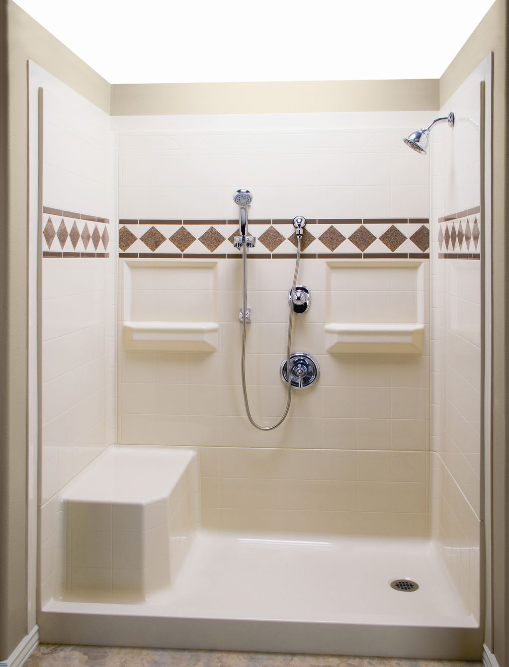 Fiberglass "Real Tile" Showers, 30 yr warranty, st