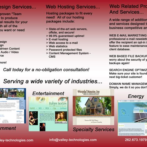 A sample of our services!
