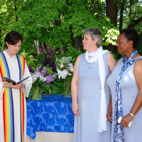 Pamela and Jill were married in Columbia, Maryland