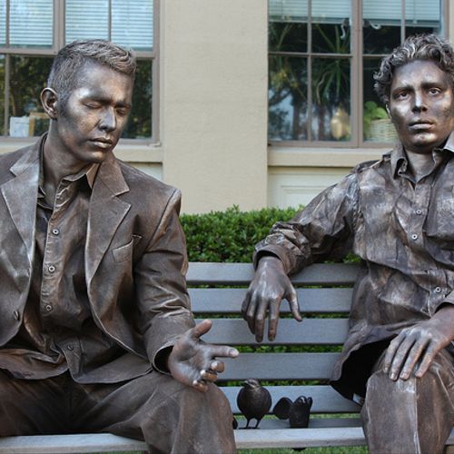 Bronze Living Statues by Don McLeod
"The Bird Feed