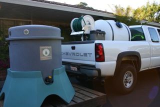 Skid sprayer and brewer