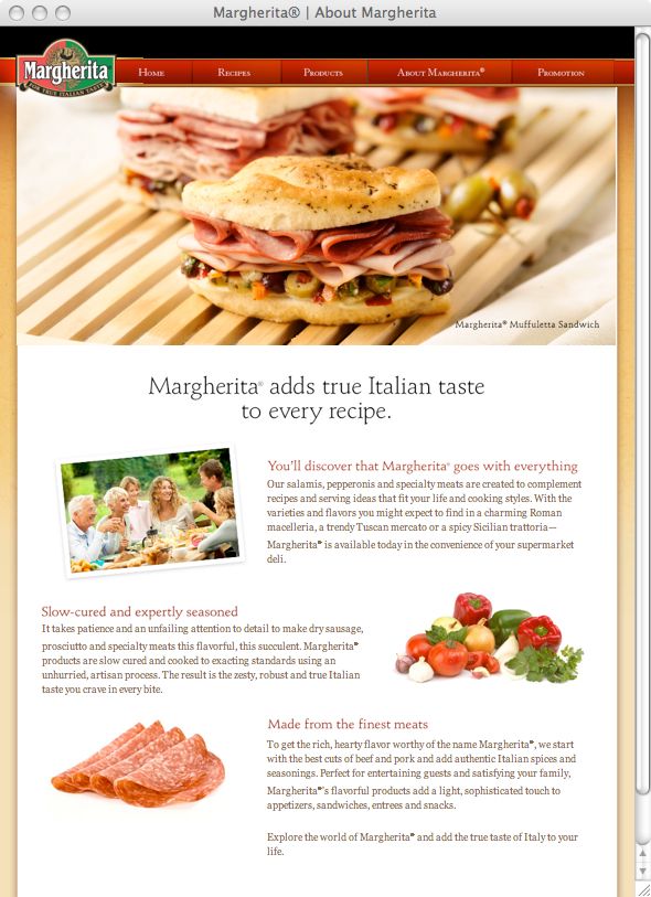 Margherita Website