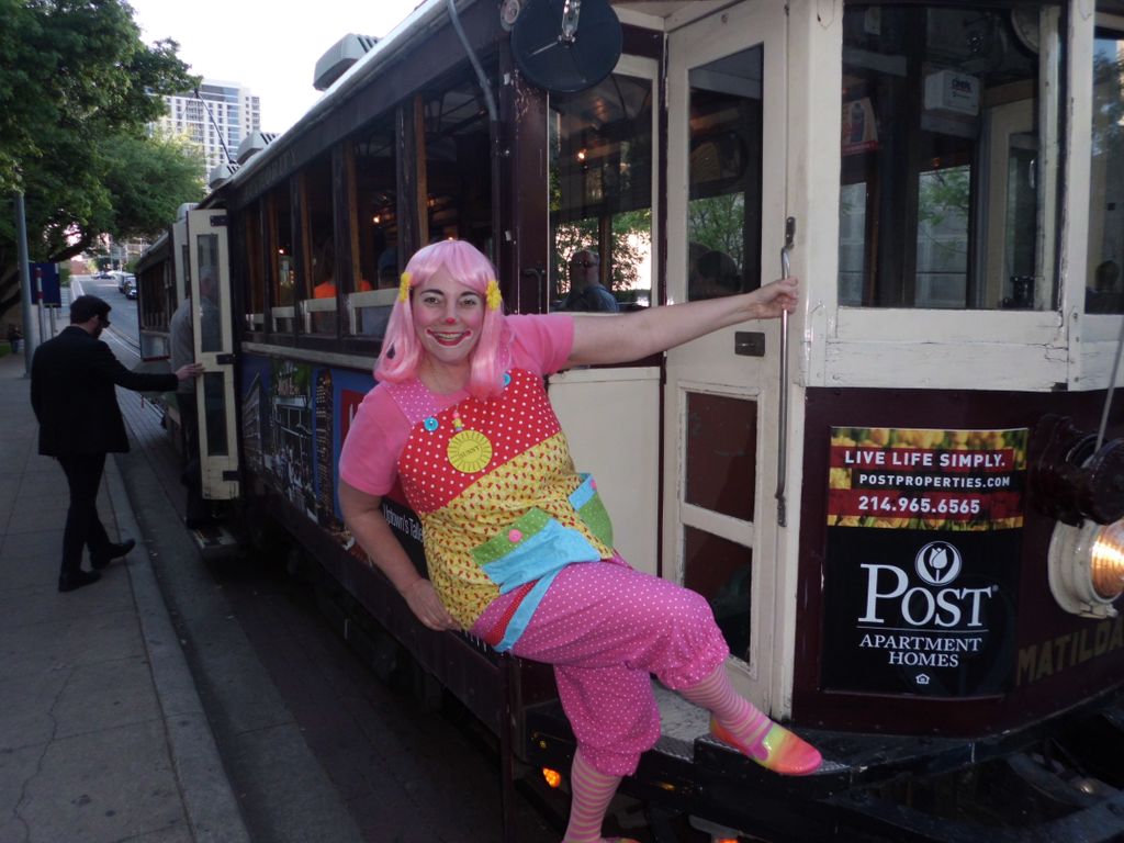 Sunny clowning around!