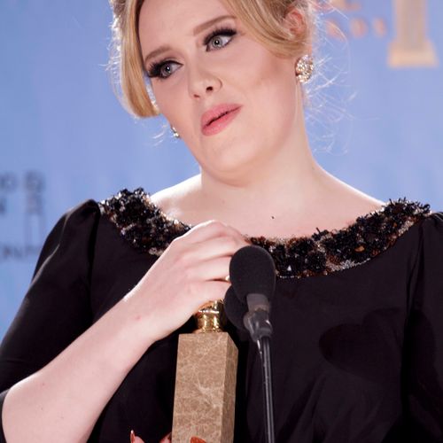 Singer Adele, Golden Globes, Hollywood