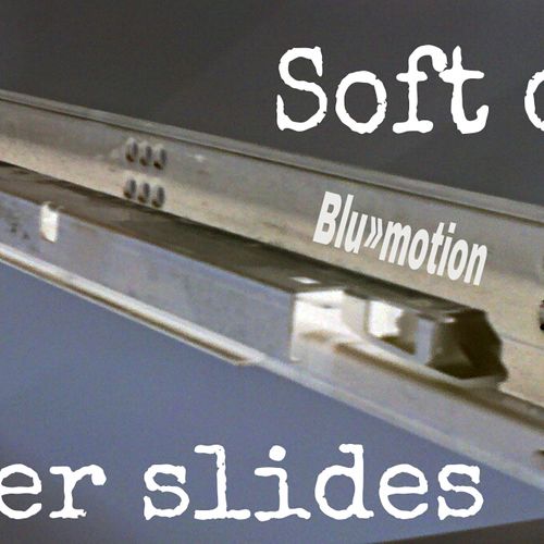 Soft close drawer slides
