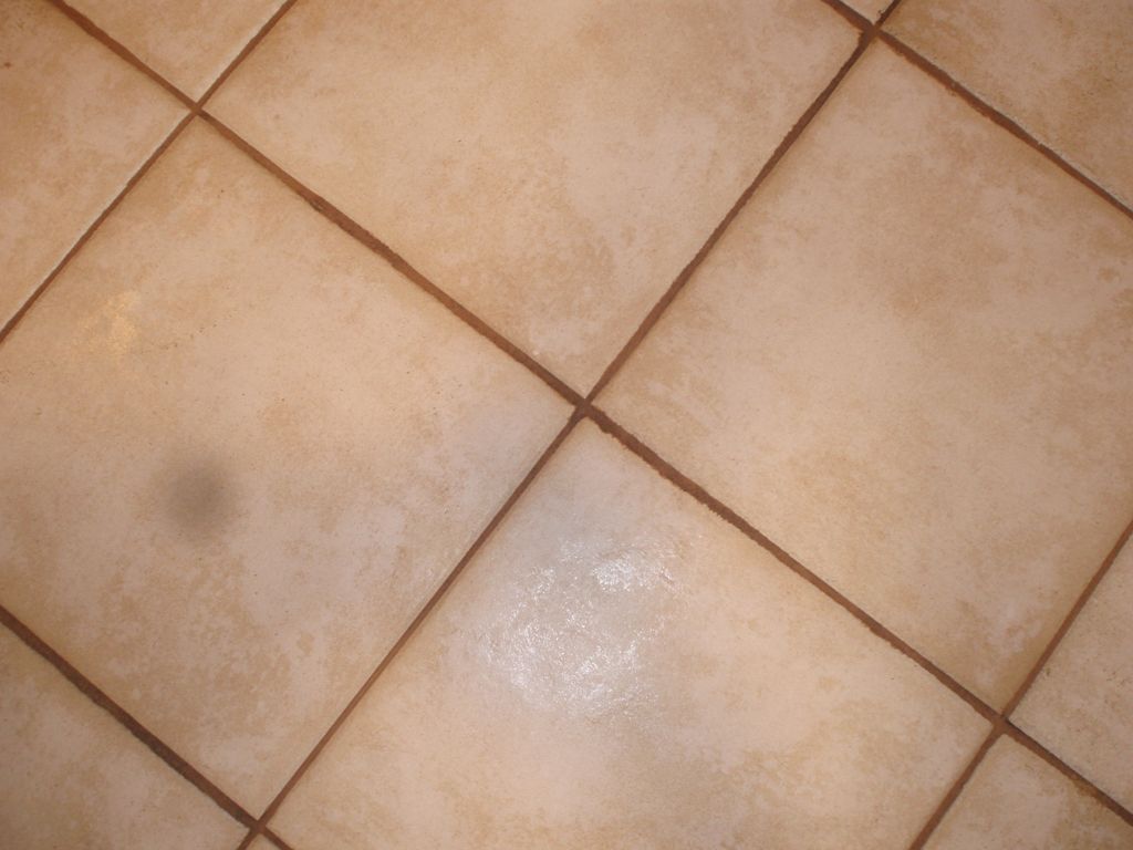 Same tile after HOST cleaning